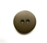 B17160 16mm Taupe Brown Soft Sheen 2 Hole Button - Ribbonmoon