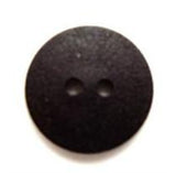 B6226 15mm Black Matt Finish 2 Hole Button - Ribbonmoon