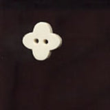 B8188 16mm Ivory Gloss 2 Hole Button - Ribbonmoon