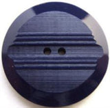 B13151 28mm Light Navy 2 Hole Button Matt Centre, Gloss Rim - Ribbonmoon