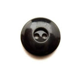 B13522 16mm Tonal Dark Grey Gloss 2 Hole Button - Ribbonmoon