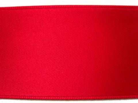 R4740 35mm Red Double Face Satin Ribbon - Ribbonmoon