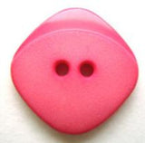 B9025 20mm Hot Pink Matt with a Gloss Element 2 Hole Button - Ribbonmoon