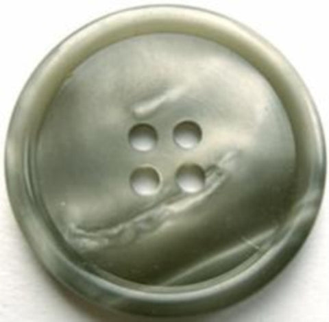 B17484 28mm Tonal Silver Greys Shimmery 4 Hole Button - Ribbonmoon