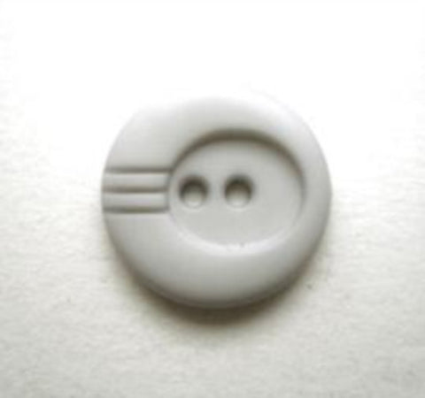 B9272 15mm Pale Grey 2 Hole Button - Ribbonmoon