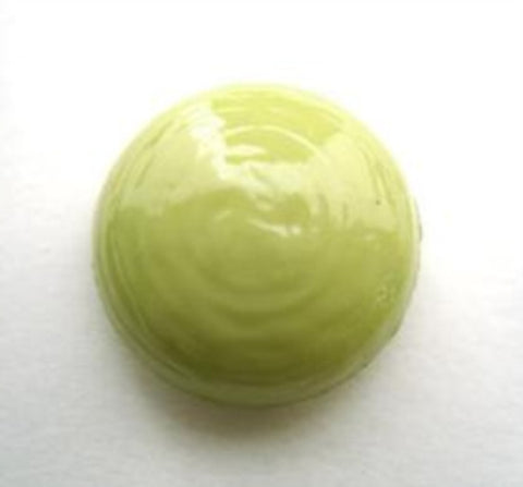 B14421 18mm Pale Apple Green Domed Lightly Textured Shank Button - Ribbonmoon