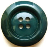 B7478 25mm Tonal Teal High Gloss 4 Hole Button - Ribbonmoon