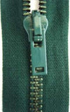 Z3679 49cm Dusky Hunter Green Metal Teeth No.3 Open End Zip - Ribbonmoon