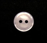 B9061 11mm Tonal Pale Grey Polyester Shimmery 2 Hole Button - Ribbonmoon