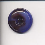 B7483 25mm Royal Blue and Navy Gloss 4 Hole Button - Ribbonmoon