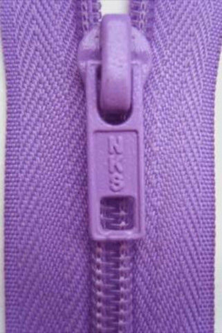 Z3225 59cm Deep Lilac Nylon No.5 Open End Zip - Ribbonmoon