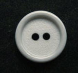 B8055 16mm Pale Blue Grey Matt Centre 2 Hole Button - Ribbonmoon