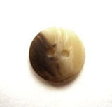 B7216 11mm Creams and Browns Bone Sheen 2 Hole Button - Ribbonmoon