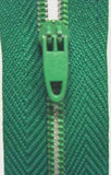 Z3428 18cm Deep Parakeet Nylon Pin Lock No.3 Closed End Zip - Ribbonmoon