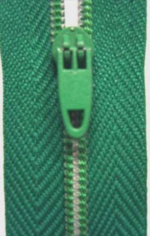 Z3428 18cm Deep Parakeet Nylon Pin Lock No.3 Closed End Zip - Ribbonmoon