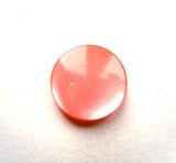 B11582 15mm Coral Pink Tint Polyester Shank Button - Ribbonmoon