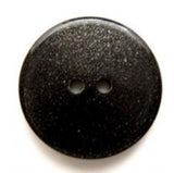 B6933 18mm Black Shimmery 2 Hole Button under a High Gloss Surface - Ribbonmoon