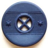 B8033 23mm Dusky Blue Textured Soft Sheen 4 Hole Button - Ribbonmoon