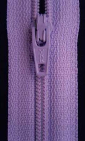 Z0343 YKK 56cm Lilac Nylon No.3 Closed End Zip - Ribbonmoon