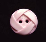 B17358 17mm Baby Pink Textured and Gloss 2 Hole Button - Ribbonmoon