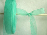 R1859 17mm Turquoise Sheer Ribbon - Ribbonmoon