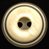 B9868 23mm Tonal Cream Gloss 2 Hole Button - Ribbonmoon