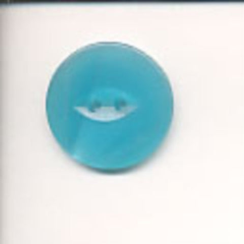 B10626 22mm Aqua and Turquoise Tonal 2 Hole Polyester Fish Eye Button - Ribbonmoon