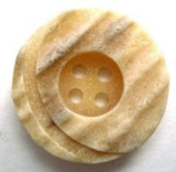 B7016 23mm Cream Aaran Stone Effect 4 Hole Button - Ribbonmoon