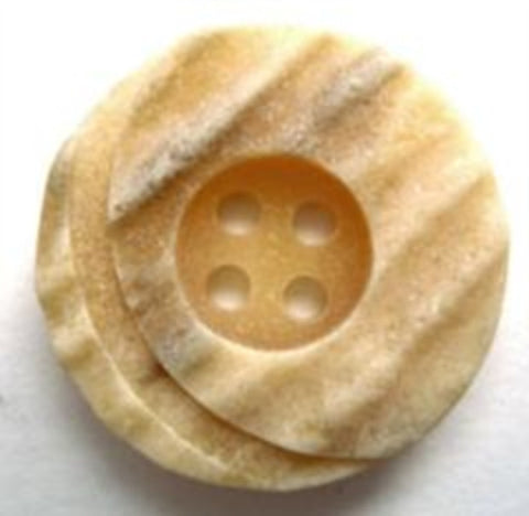 B7016 23mm Cream Aaran Stone Effect 4 Hole Button - Ribbonmoon