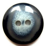 B16004 23mm Frosted Navy High Gloss 2 Hole Button - Ribbonmoon