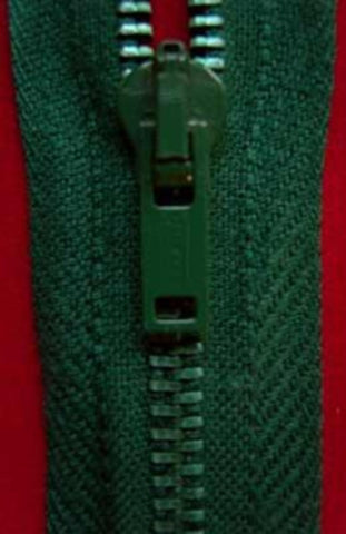 Z0976 50cm Hunter Green Metal Teeth No.3 Open End Zip - Ribbonmoon