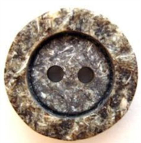 B6682 23mm Browns and Naturals Stone Effect Matt Centre 2 Hole Button - Ribbonmoon