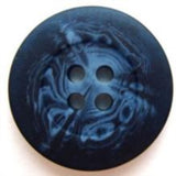 B6797 23mm Navy and Dusky Blue Bone Sheen 4 Hole Button