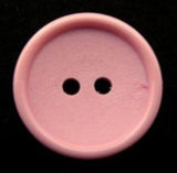 B12001 21mm Pink Matt Centre 2 Hole Button - Ribbonmoon