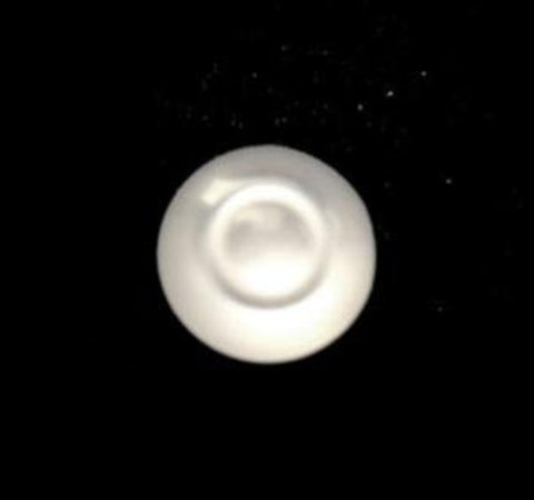 B12493 11mm Pearlised Dusky Pearl Ice Shank Button - Ribbonmoon