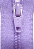 Z2496 YKK 61cm Pale Iris Nylon No.5 Open End Zip - Ribbonmoon