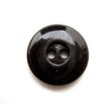 B13094 16mm Tonal Midnight Navy Gloss 2 Hole Button - Ribbonmoon