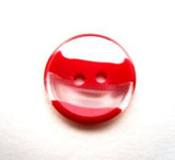 B12075 15mm Red and Pearl Variegated Polyester 2 Hole Button - Ribbonmoon