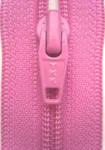 Z3211 YKK 58cm Hot Pink Nylon No.5 Open End Zip - Ribbonmoon