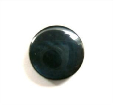 B13829 15mm Navy Pearlised Polyester Shank Button - Ribbonmoon