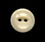 B11217 14mm Ivory Cream Fish Eye Button with a Mill Edge - Ribbonmoon