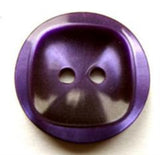 B17755 21mm Cadbury Purple Pearlised Polyester 2 Hole Button - Ribbonmoon