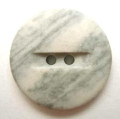 B6638 20mm Pale Tonal Greys Matt Stone Effect 2 Hole Button - Ribbonmoon