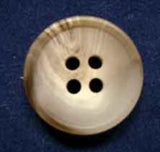 B4301 16mm Natural, Beige and Brown Matt Bone Sheen 4 Hole Button - Ribbonmoon