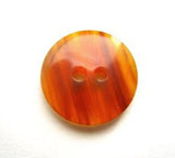 B8815 14mm Tortoise Shell Browns Semi Translucent 2 Hole Button - Ribbonmoon