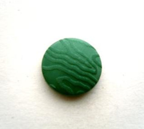 B9362 14mm Deep Green Textured Shank Button - Ribbonmoon