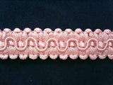 FT371 15mm Pale Pink Cord Decorated Braid Trimming