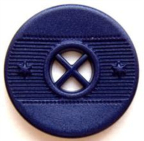 B8036 23mm Royal Navy Textured Soft Sheen 4 Hole Button - Ribbonmoon