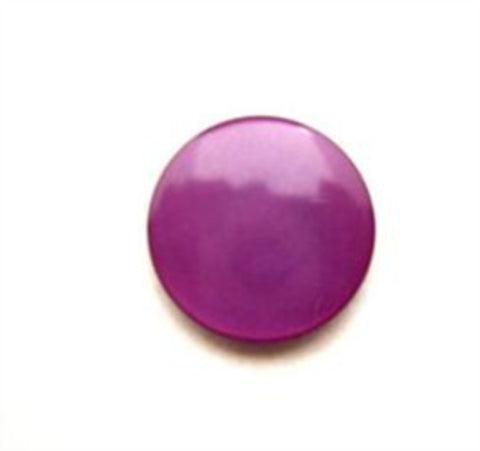 B16535 15mm Purple Pearlised Polyester Shank Button - Ribbonmoon