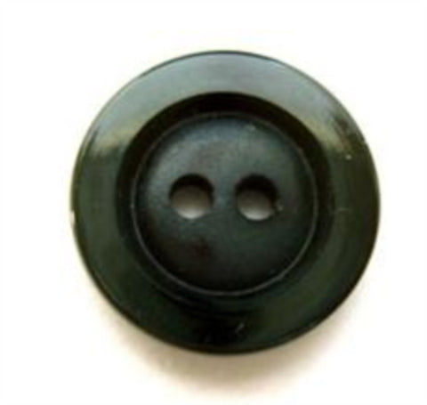 B7792 18mm Holly and Forest Green Matt Centre 2 Hole Button - Ribbonmoon